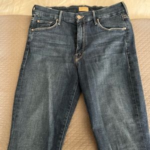 Mother Looker Ankle Fray Girl Crush jeans size 30